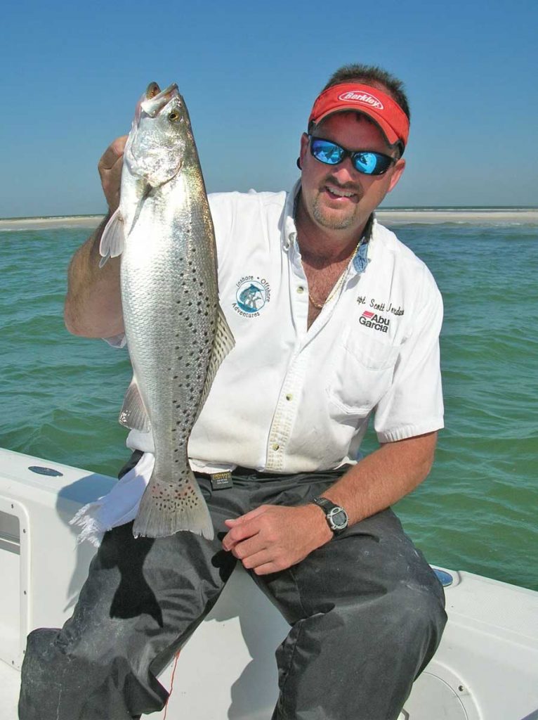 A nice speckled trout catch.
