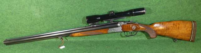 shotgun rifle combination gun. the German Drilling