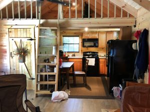 hunting cabin for sale kitchen