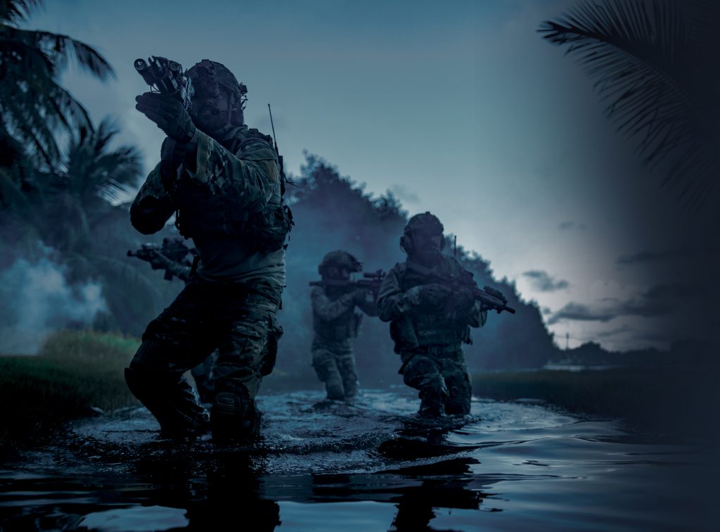navy seals with night vision